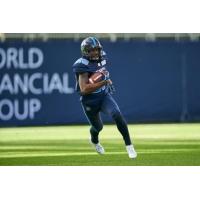 Defensive back Kevin Fogg with the Toronto Argonauts