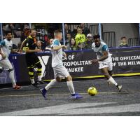 St. Louis Ambush with the ball against the Milwaukee Wave